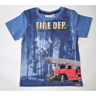 Salt and Pepper Jungen T-Shirt  104/110 blue mel.