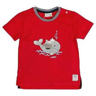 Salt and Pepper Jungen  T-Shirt  74 red