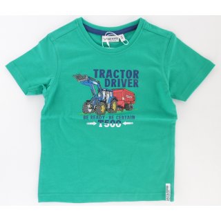 Salt and Pepper Jungen T-Shirt Traktor 92/98 pacific blue