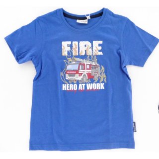 Salt and Pepper Jungen T-Shirt Feuerwehr 92/98 strong blue