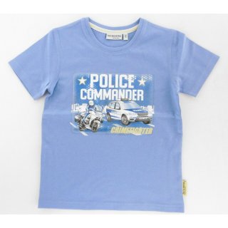 Salt and Pepper Jungen T-Shirt Polizei 104/110  blue