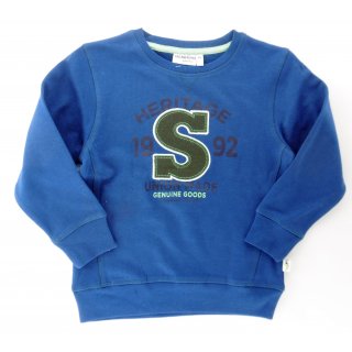 Salt and Pepper Jungen Sweatshirt  104 nautic blue
