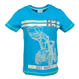 Salt and Pepper Jungen T-Shirt Traktor 104/110 strong blue