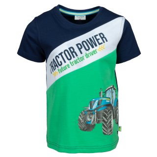 Salt and Pepper Jungen T-Shirt Traktor 104/110 spring green