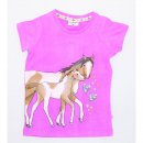 Salt and Pepper Mädchen T-Shirt Pferd 104/110 violet