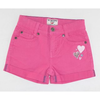 Salt and Pepper Mdchen Jeans-Shorts Pailletten 104/110 paradise pink