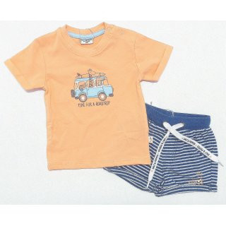 Salt and Pepper Jungen T-Shirt/Shorts   Set  56 light orange