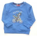 Salt and Pepper Jungen Sweatshirt Dino 74 arctic blue