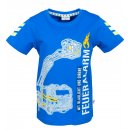 Salt and Pepper Jungen T-Shirt Feuerwehr 104/110 strong blue