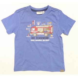 Salt and Pepper Jungen T-Shirt Feuerwehr 92/98 blue mel.