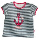 Salt and Pepper Mädchen T-Shirt 74 navy