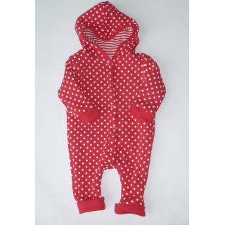 Salt and Pepper Mdchen Winter-Overall 56 cherry red